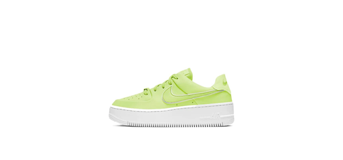 Женские кроссовки Nike Air Force 1 Sage Low Barely Volt/Barely Volt