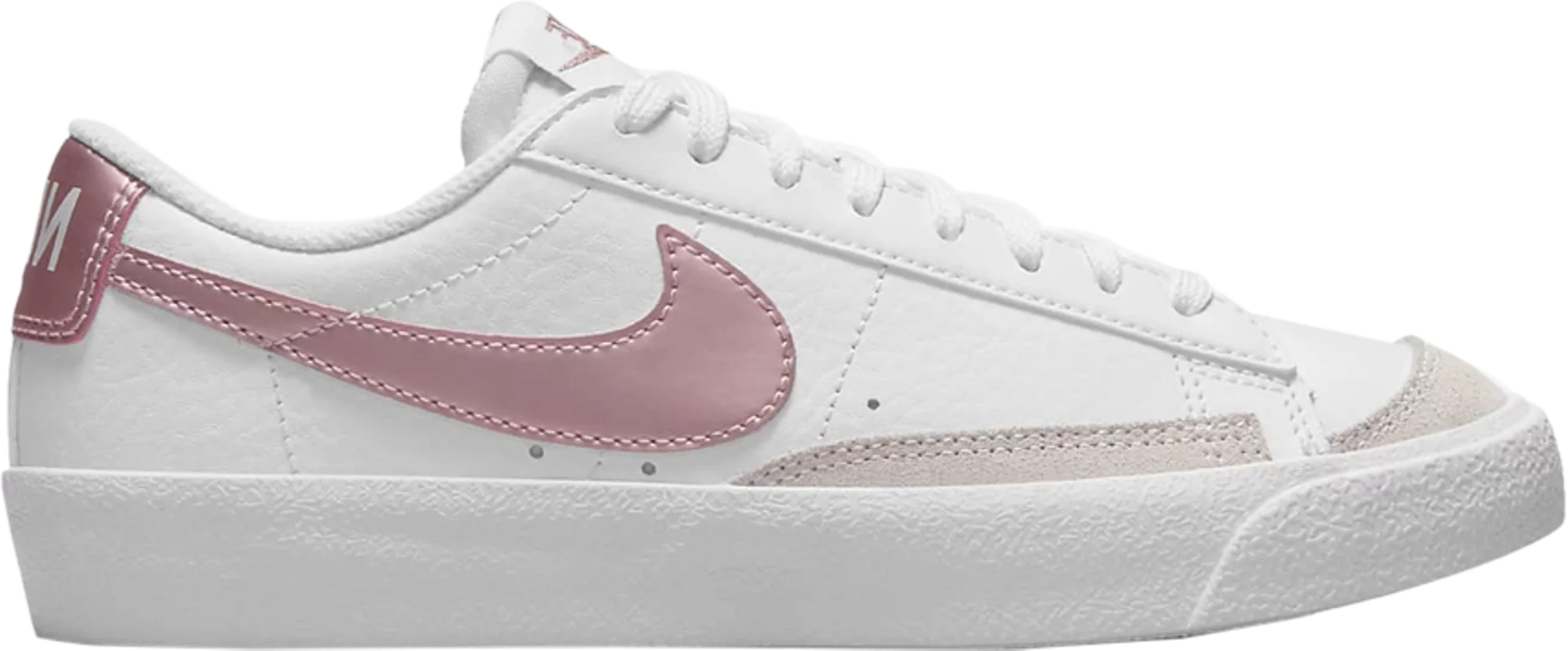 

Nike Blazer Low 77 GS White Pink Glaze Shoes DA4074-105 6Y-7Y Womens 7.5-8.5, Белый, Nike Blazer