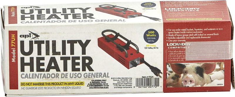 Allied Precision 77 Utility Heater, 500-Watts/120-Volts