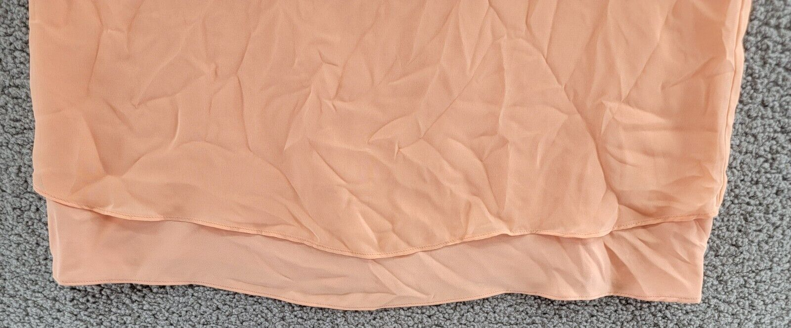 Anne Klein Double-Layer Tank Top Women's S Pink Round Neck Back Button Closure - Picture 3 of 16