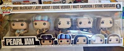 Funko POP! ROCKS PEARL JAM, McCready, Ament, Vedder, Cameron, Gossard. SEE DESCR