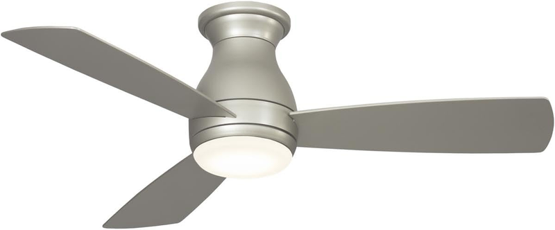 Hugh Indoor/Outdoor Ceiling Fan with Blades and LED Light Kit 44 Inch - Brushed Nickel
