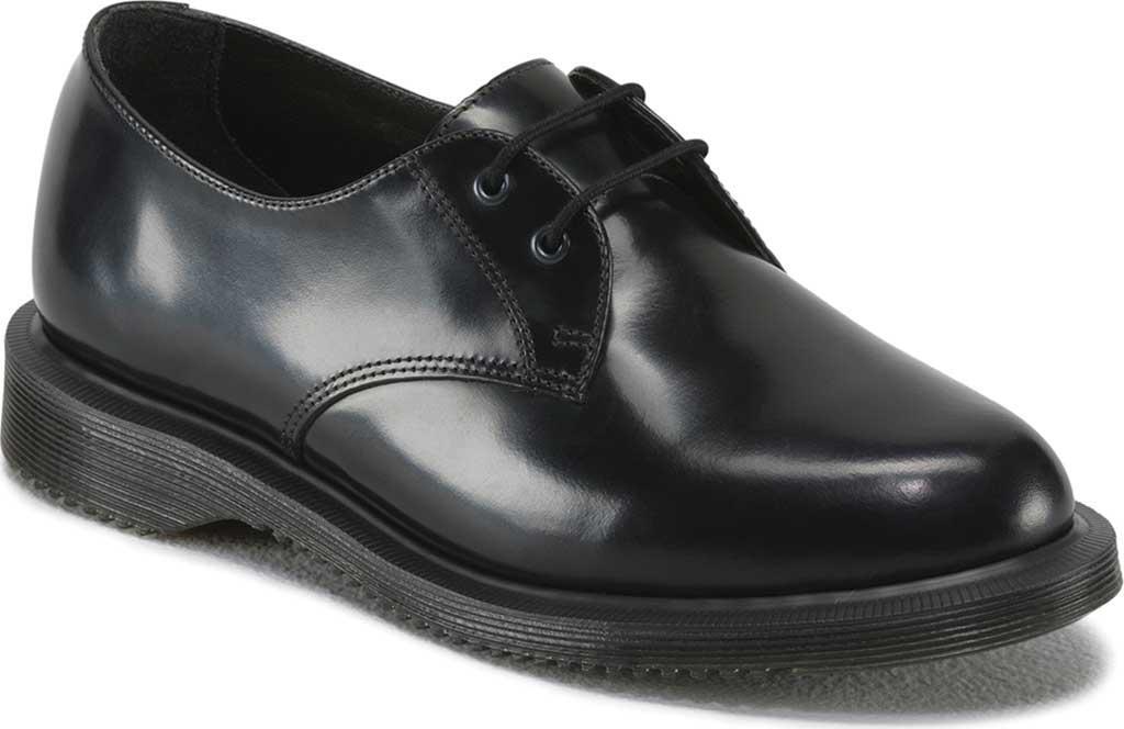 Dr. Martens Women's 1461 Brook 2-Eye Black Smooth Leather US