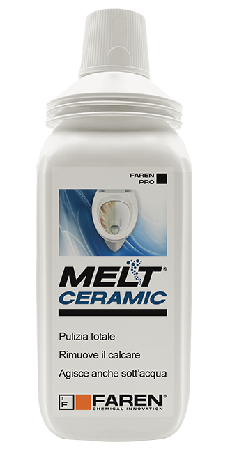 DISINCROSTANTE RIMUOVI ELIMINA CALCARE WC SANITARI BAGNO CERAMICA MELT CERAMIC