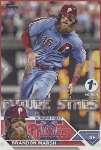 直筆サイン topps now JO ADELL BRANDON MARSH Brandon Marsh 2022 Topps Baseball Stars Autograph Rookie | eBay