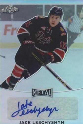 2016-17 Leaf Metal - Jake Leschyshyn #BA-JL1