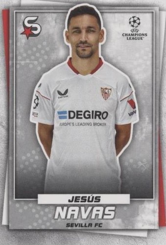 2022-23 Topps UEFA Club Competitions Superstars Jesus Navas #64