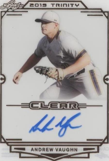 2019 Leaf Trinity - Andrew Vaughn #CA-AV1