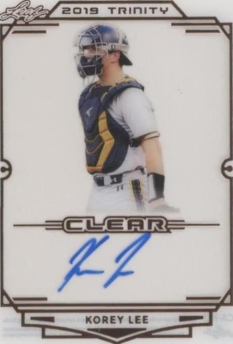 2019 Leaf Trinity - Korey Lee #CA-KL1