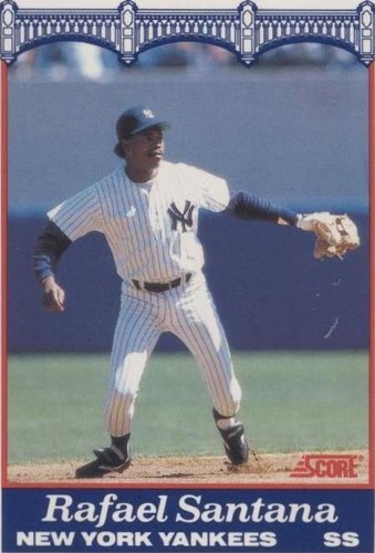 1989 Score NatWest Banks New York Yankees - Rafael Santana #11