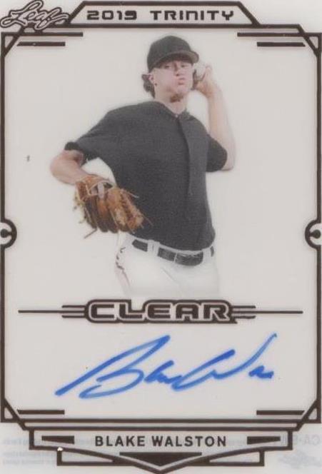 2019 Leaf Trinity - Blake Walston #CA-BW1