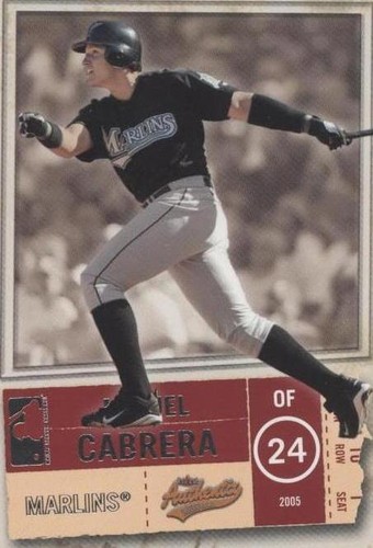 2005 Fleer Authentix - Miguel Cabrera #60