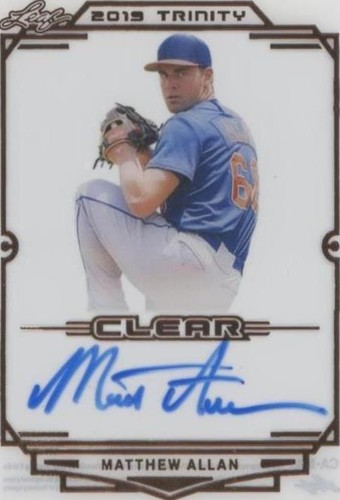 2019 Leaf Trinity - Matthew Allan #CA-MA1