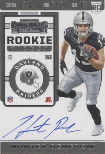 2019 Panini Contenders Hunter Renfrow #139