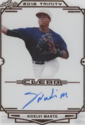 2019 Leaf Trinity - Noelvi Marte #CA-NM1