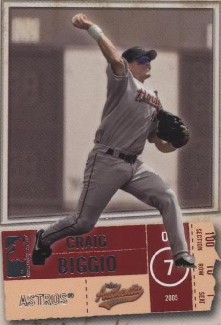2005 Fleer Authentix - Craig Biggio #17