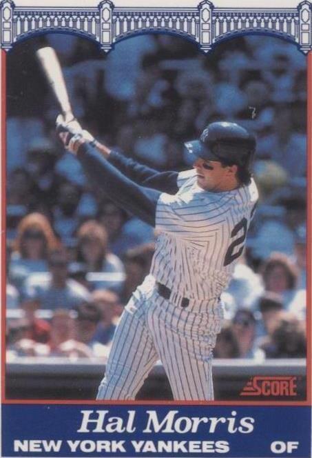 Partitura 1989 NatWest Banks New York Yankees - Hal Morris #29