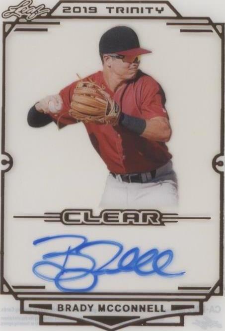 2019 Leaf Trinity - Brady McConnell #CA-BM2