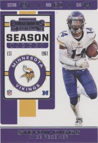 2019 Panini Contenders Stefon Diggs #64