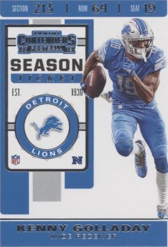 2019 Panini Contenders Kenny Golladay #74