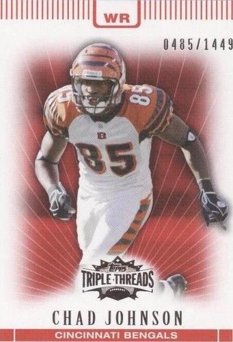 2007 Topps Triple Threads Chad Johnson #54