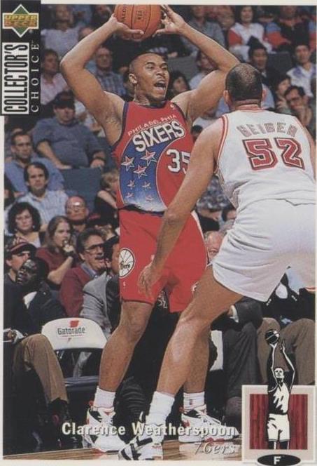 1994-95 Upper Deck Collector's Choice International - Clarence Weatherspoon #35