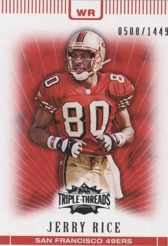 2007 Topps Triple Threads Jerry Rice #95