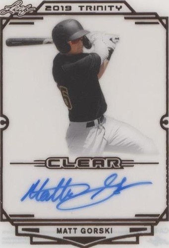 2019 Leaf Trinity - Matt Gorski #CA-MG1