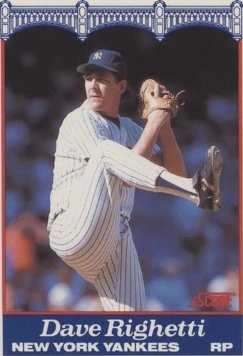 1989 Score NatWest Banks New York Yankees - Dave Righetti #6