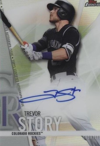 2017 Topps Finest - Trevor Story #FA-TS