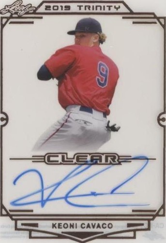 2019 Leaf Trinity - Keoni Cavaco #CA-KC1