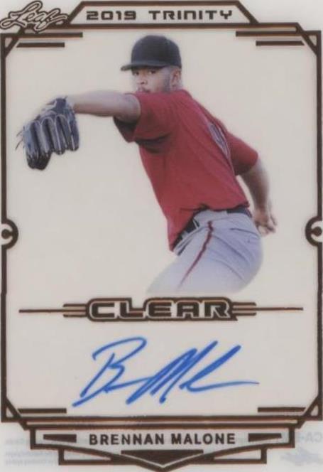 2019 Leaf Trinity - Brennan Malone #CA-BM1