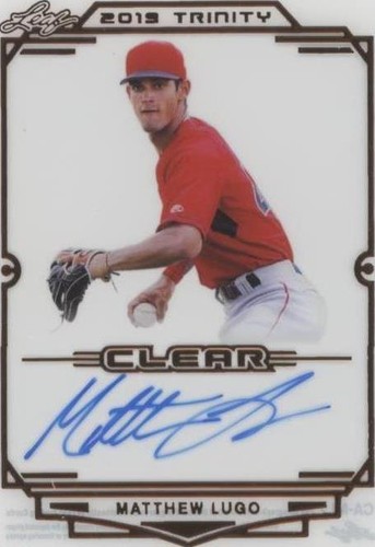 2019 Leaf Trinity - Matthew Lugo #CA-ML2
