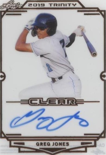2019 Leaf Trinity - Greg Jones #CA-GJ1