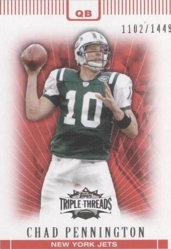 2007 Topps Triple Threads Chad Pennington #16