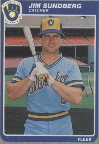 85   スティーブンステイルバーグ Jim Sundberg 1985 Topps Milwaukee Brewers #446 R321J 39 | eBay