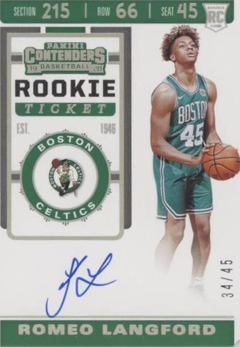 その他 Prizm Romeo Langford RC Tiger Stripe Prizm Romeo Langford RC Tiger Stripe