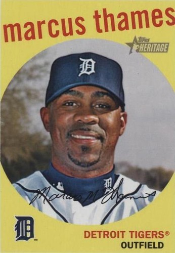 2008 Topps Heritage High Number - Marcus Thames #509