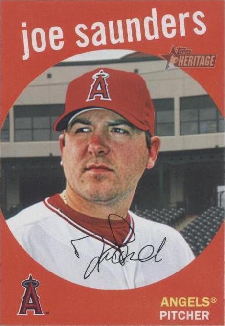 Topps Heritage High Number 2008 - Joe Saunders #510