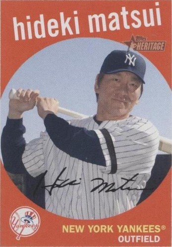 2008 Topps Heritage - Hideki Matsui #90