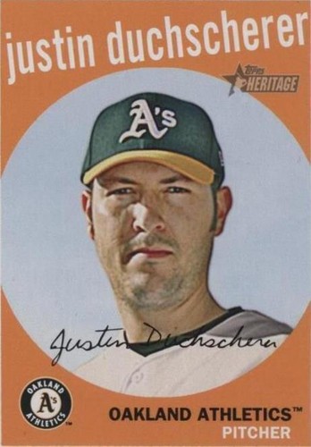 2008 Topps Heritage High Number - Justin Duchscherer #560