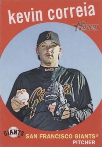 2008 Topps Heritage High Number - Kevin Correia #698