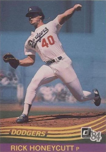 1984 Donruss - Rick Honeycutt #494