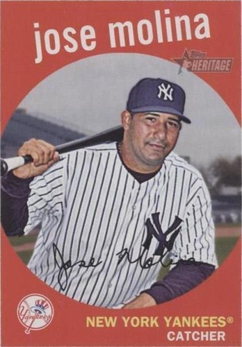 2008 Topps Heritage - Jose Molina #523