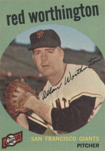 1959 Topps - Al Worthington #28