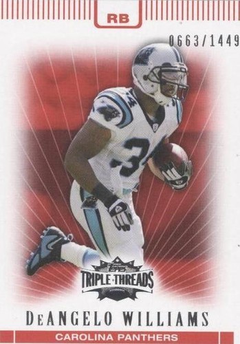 2007 Topps Triple Threads DeAngelo Williams #50