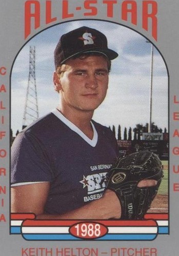 1988 Cal League California League All-Stars - Keith Helton #29