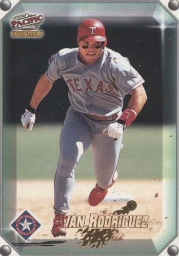 1998 Pacific Invincible - Ivan Rodriguez #106