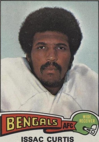 1975 Topps Isaac Curtis #25