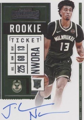 2020-21 Panini Contenders - Jordan Nwora #130